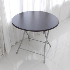 오에이데스크 원형테이블 대, 월넛