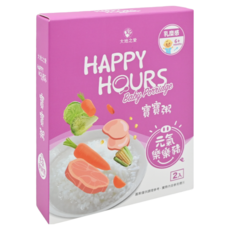 HAPPY HOURS 寶寶粥 6個月以上 2包, 元氣樂樂豬, 300g, 1盒