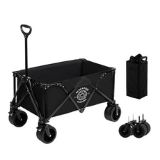 BLACK DOG 黑狗 漫遊露營推車 升級版 CBD2450JJ035, 夜幕黑, 1個