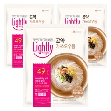라이틀리 곤약 가쓰오우동 2인분, 434g, 3개