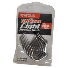 Ghost Blade 鬼刃 GH-0661 Light Jigging Hook 不鏽鋼魚鉤, #5/0 103lb, 9入, 1包