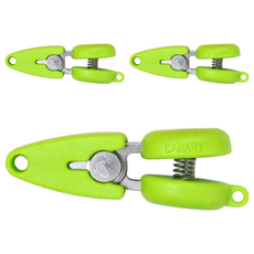 CANARY 長谷川刃物 超迷你剪刀, 日本產 不鏽鋼 ABS塑膠, 湖水綠, 3個