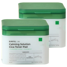 EUNYUL 積雪草鎮靜爽膚棉片, 60片, 2罐