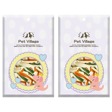 Pet Village 魔法村 多效潔牙三角螺旋棒, 綜合, 120g, 2個