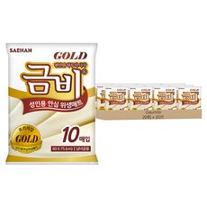 Geumbi 韓國原裝進口 男女通用 衛生墊, 10片, 20包