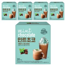 Danongwon 薄荷巧克力沖泡粉, 20g, 20條, 5盒