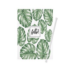 Higher Deco 一體式門簾 + 窗簾桿, 哈囉龜背芋