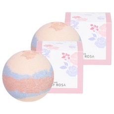 COACOS Bubble & Pop Rosy Rosa 鹽浴球 花香, 220g, 2個