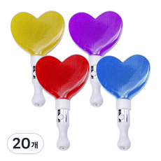 마메 LED 하트봉 JT3718, 랜덤발송, 20개