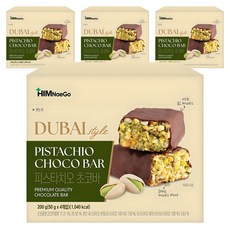 HIMNaeGo 開心果巧克力棒 4入, 200g, 4個