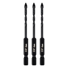 이엑스파워 만능 드릴비트 4날 4mm EMD-04, 3개