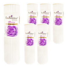 Enchanteur 艾詩 香氛爽身粉 鳶尾玫瑰-紫 200g, 6瓶