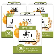 녹차원 이지케어 귤피생강차, 1.2g, 10개입, 3개