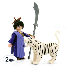 Playmobil 摩比人 白虎與鬥士公仔套組 70382, 2套
