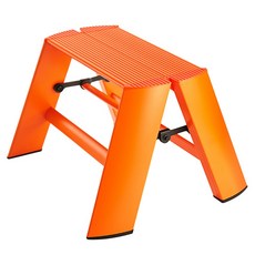 하세가와 루카노 스탠다드 스툴 접이식 발판 1단 오렌지, 1개