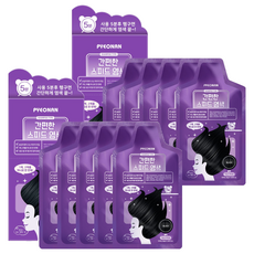 PYEONAN 5分鐘快速染髮劑 5包入, 黑色, 2盒