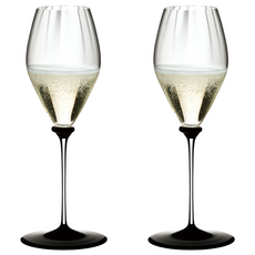RIEDEL Fatto a Mano Performance系列香檳杯 4884/28N 黑底座款, 375ml, 單色, 2個