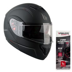 엠티헬멧 ATOM RACELINE 시스템 핀락 포함, BLACK