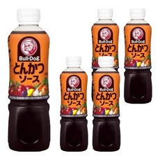 Bull-Dog 炸豬排醬, 500ml, 5個