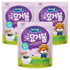 아이얌 그릭요거볼, 블루베리, 20g, 3개