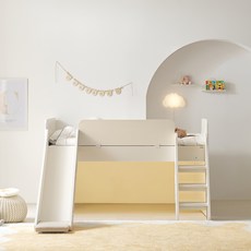 꿈꾸는요셉 앙팡 벙커침대 C + 조명 세트 방문설치, 크림(프레임), 주백색(조명)