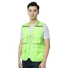 엘쏘 남성용 메쉬 여름 4포켓 다용도 등산 낚시 작업 조끼