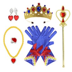 미미파티 공주 티아라 보석 악세사리 세트, 세일러, 1세트