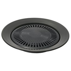 PEARL LIFE 珍珠金屬 圓形燒烤盤 Hanjikkiya系列 不沾塗層 僅適用卡式爐 HC-84, 32cm, 1個