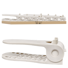 Magic Shield 神盾 可調式鞋架 四段可調 適用多種鞋款, 霧白, 8個