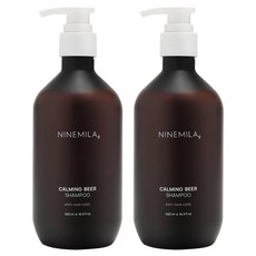나인밀라 카밍비어 맥주효모 샴푸, 500ml, 2개