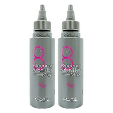 MASIL 8秒護髮髮膜 柔順款, 100ml, 2瓶