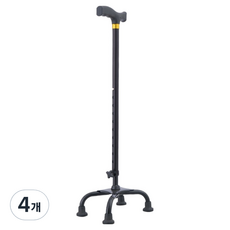 난리시스터즈 가벼운 어르신 선물 지팡이 TYPE 13, 4개