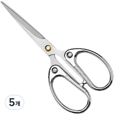Anis 多用途不鏽鋼大剪刀, 銀色, 5個