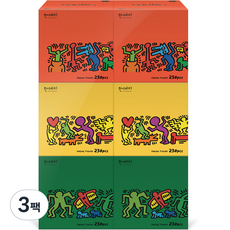 Hanyeji Keith Haring聯名款迷你面紙聯名款Festa面紙, 230張, 18盒