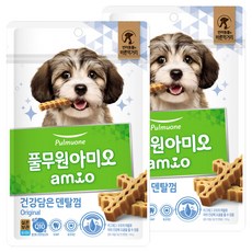 풀무원아미오 건강한 덴탈껌, 오리지널, 100g, 2개