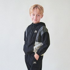 WALTONKIDS 男童滾邊連帽化纖夾克