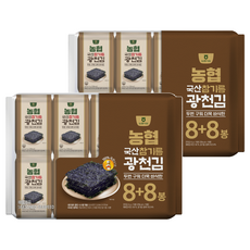 농협 참기름 광천김, 4g, 32개