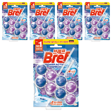 Bref 妙力 Power Active懸掛式馬桶清潔球 薰衣草香, 100g, 5組