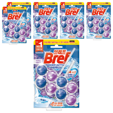 Bref 妙力 Power Active懸掛式馬桶清潔球 薰衣草香, 100g, 6組