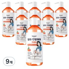 탐사 베이킹소다 함유 주방세제 자몽향, 750ml, 9개