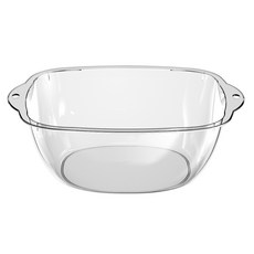 Seliving 浴室 廚房 洗碗 高強度 水盆, 透明, 1個