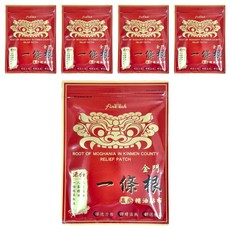 Finetech 釩泰 金門一條根精油貼布, 7片, 5包