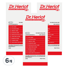닥터헤리엇 반려동물 브레스 케어 영양제 10p, 100g, 호흡기/기관지, 6개
