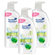 헤드앤숄더 두피 토탈 솔루션 애플프레쉬 두피 트리트먼트, 850ml, 3개