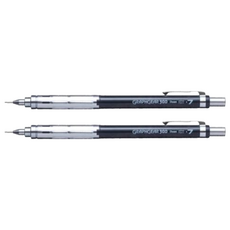 Pentel 飛龍文具 GRAPHGEAR 300 自動鉛筆 黑桿 XPG317-AX, 0.7mm, 2支