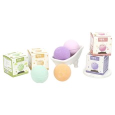 BUBBLE DAY 彩色泡澡球組 玫瑰+薰衣草+麝香葡萄+甜水果, 拉菲/勞拉/露露/波波
