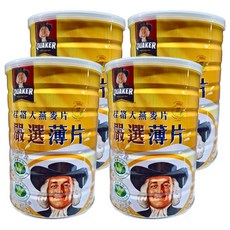 QUAKER 桂格 嚴選薄片, 800g, 4罐