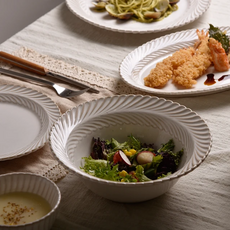 Homely Zakka 日式創意復古窯變釉陶瓷餐盤碗餐具 圓形湯碗, 日式和風, 1個