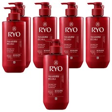 려 함빛 극손상 & 영양 컨디셔너 탈모증상완화 플로럴 파우더리향, 480ml, 6개