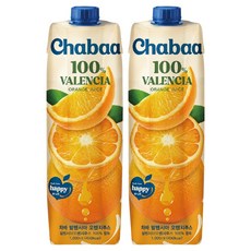CHABAA 啜吧 柳橙汁, 1L, 2瓶